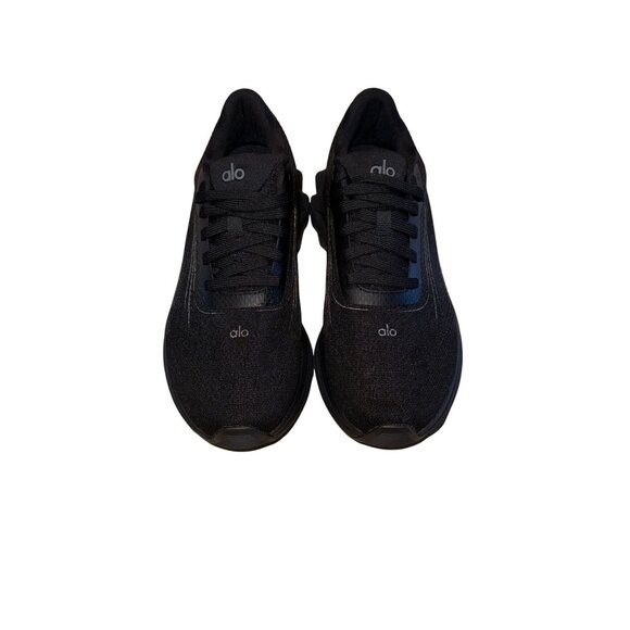 NWOT ALO Yoga Runner Black/Black Lace-Up Running Sneakers Men's 5 Women's 6.5